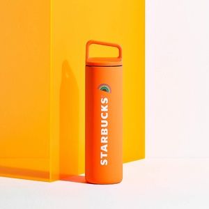 NEW Starbucks ASIA Orange Summer Stainless Steel Water Bottle 20oz